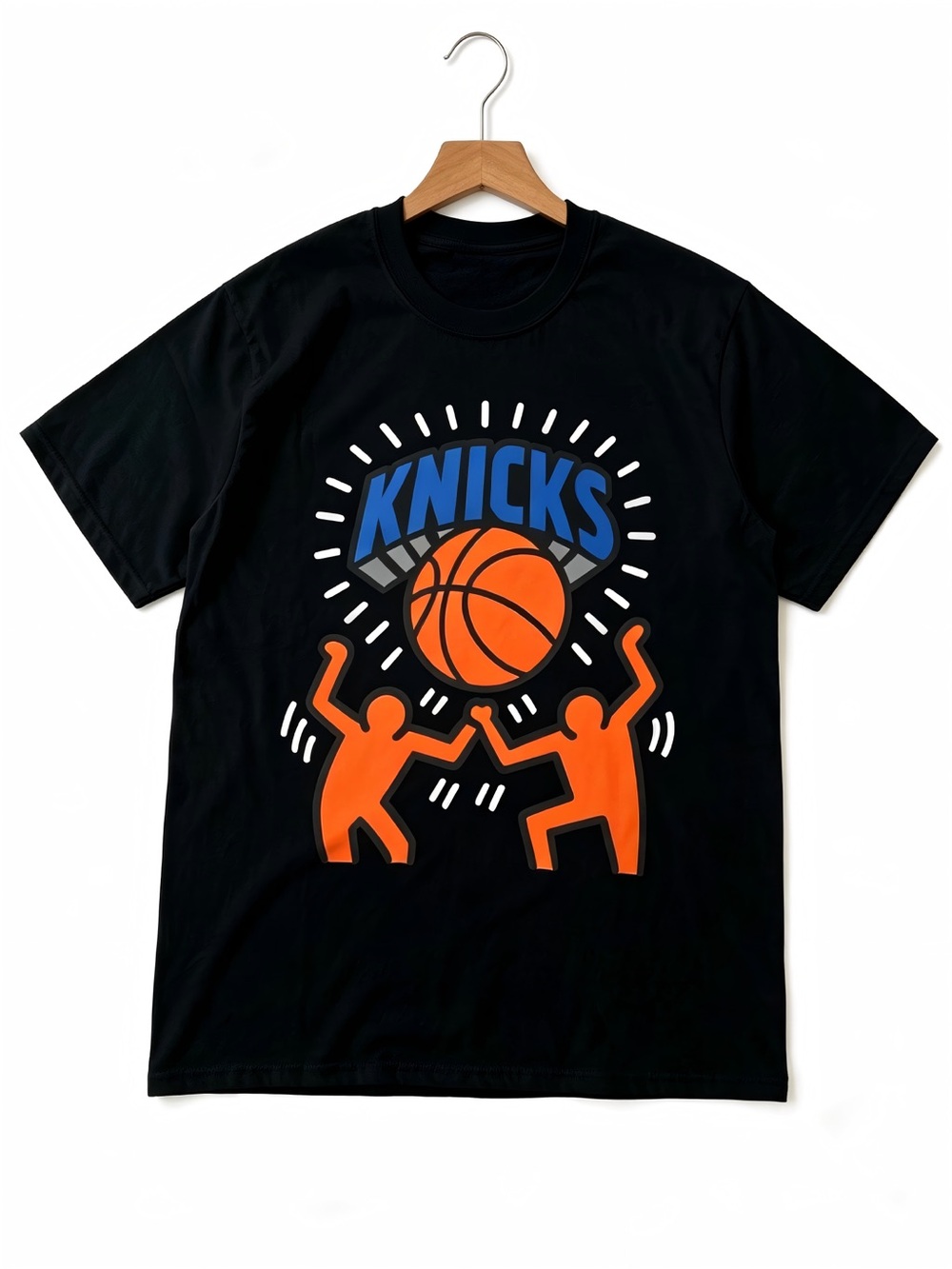 Brand New Knicks Crewneck T-Shirt - Black